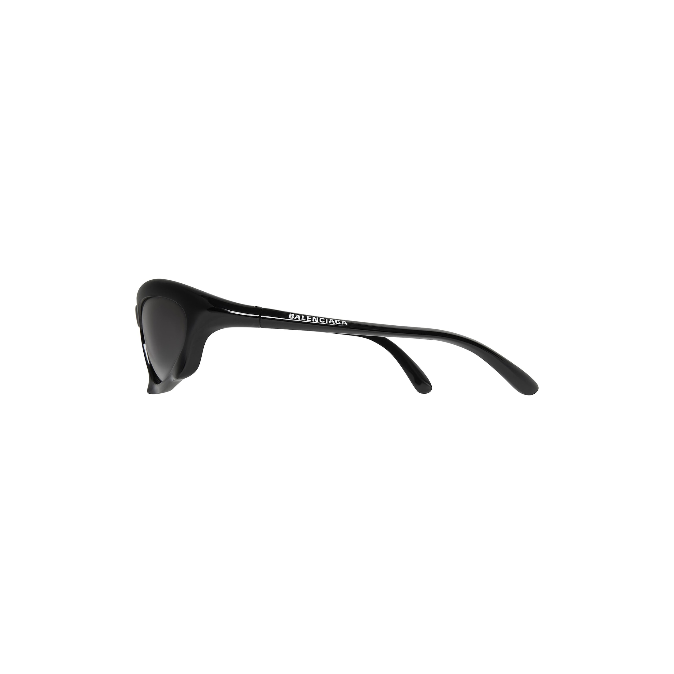 Bat Rectangle Sunglasses in Black - Image 5